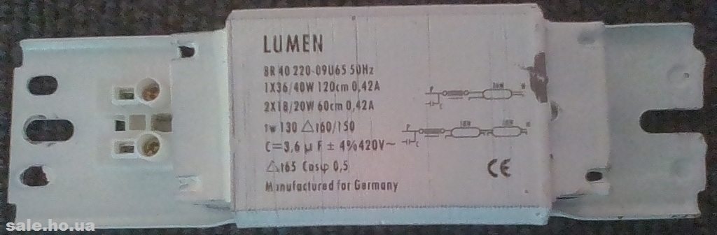 Купити ПРА дросель VOSSLOH SCHWABE L 36.164 505508 Б\У. Київ. Україна-1