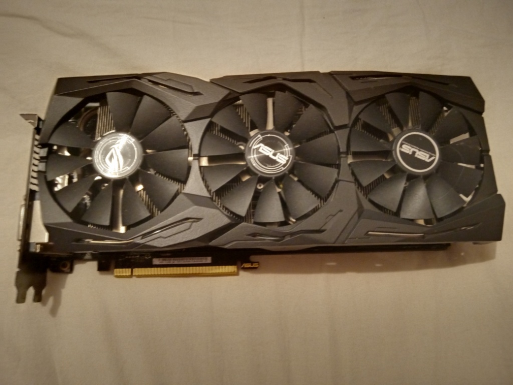 Купити Відеокарта ASUS ROG STRIX GTX1080 A8G 11GBPS (с.н.129) Б\У. Київ. Україна-1